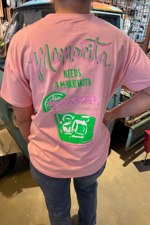 TSHIRT - MARGARITA - ROZE