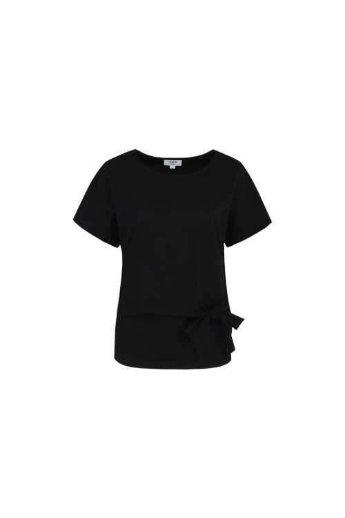 C&S THE LABEL - LUGO TOP - ZWART