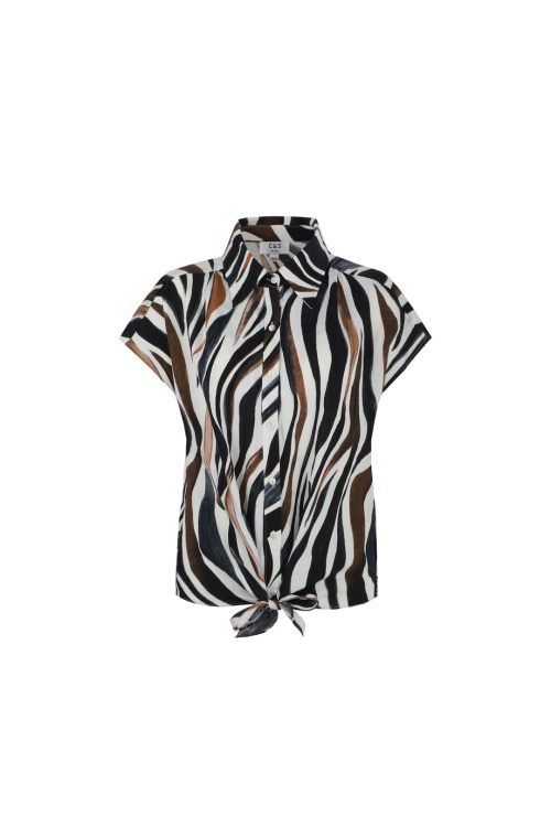 C&S THE LABEL - PUERTO BLOUSE - PRINT