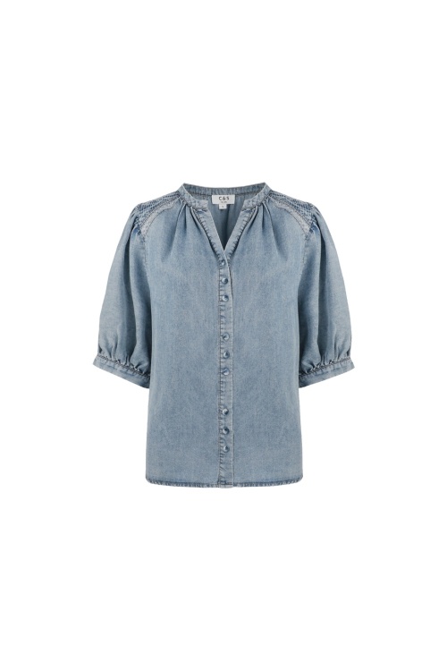 C&S THE LABEL - MONTEROSSO - DENIM BLOUSE7
