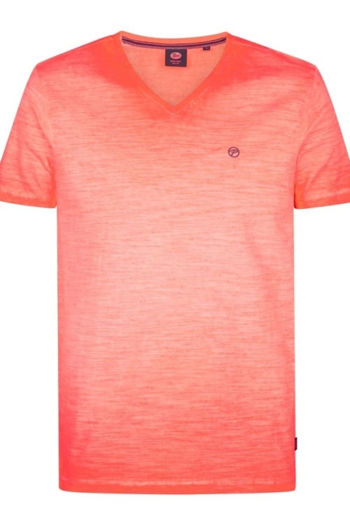 PETROL - TSHIRT -M-1050-TSV662 - ORANJE