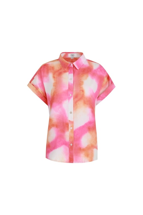 C&S THE LABEL - COMO - BLOUSE - ROZE ORANJE 