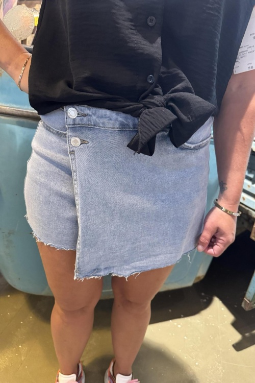 T8724 - BROEKROK - DENIM 
