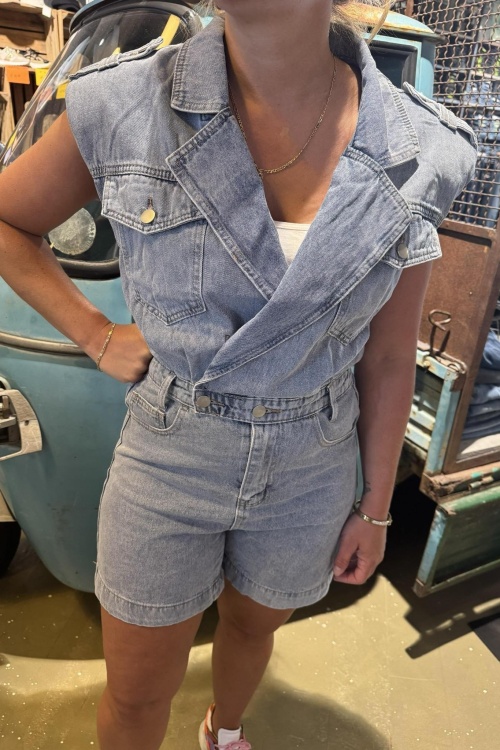 IJ808 - JUMPSUIT - DENIM 