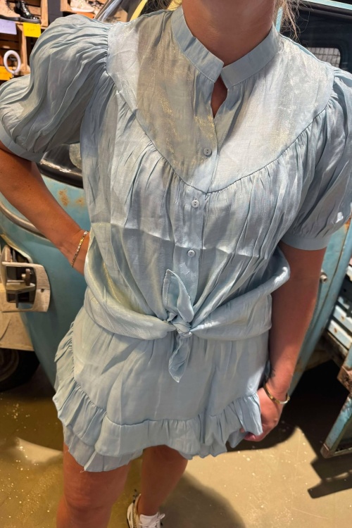 CY4948C - BLOUSE - LICHTBLAUW 