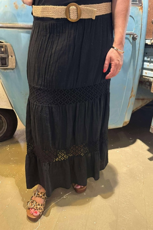 IBIZA ROK - ZWART 