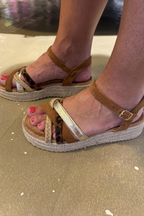 FL100 - SANDAAL - CAMEL 