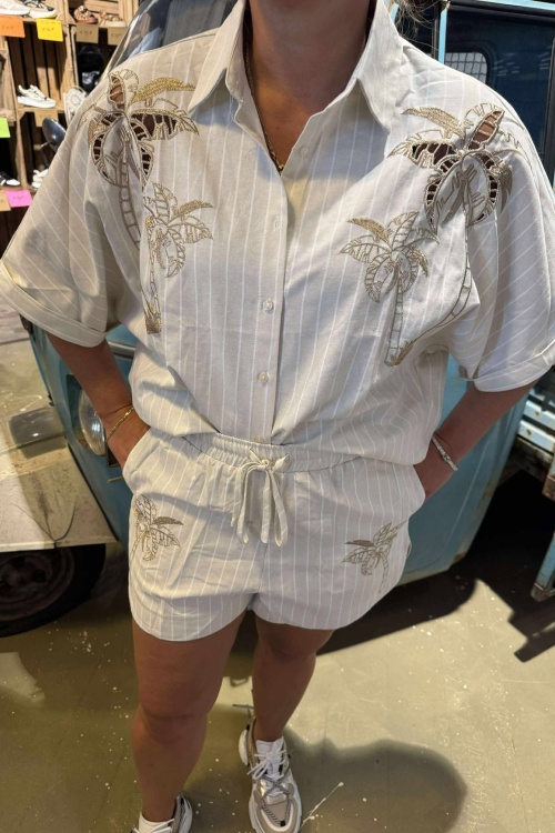 CH3222 - BLOUSE - BEIGE
