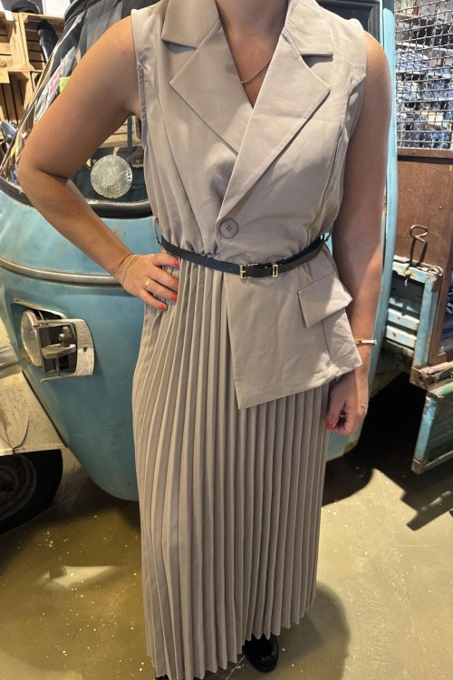 JURK - PLISSE - TAUPE 