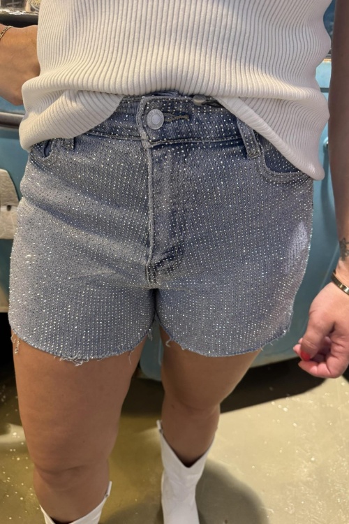 T8798 - SHORT - STRASS ALL