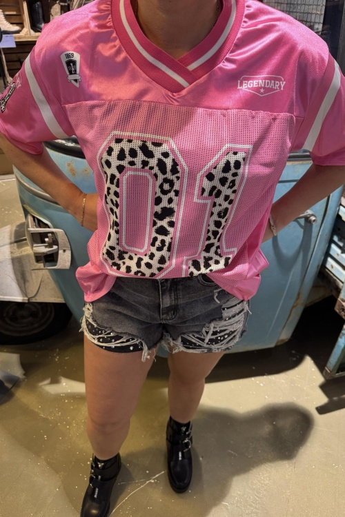 BASEBALL TOP - ROZE
