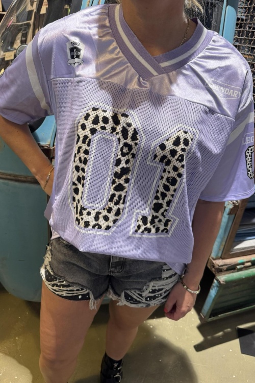 BASEBALL TOP - LILA 