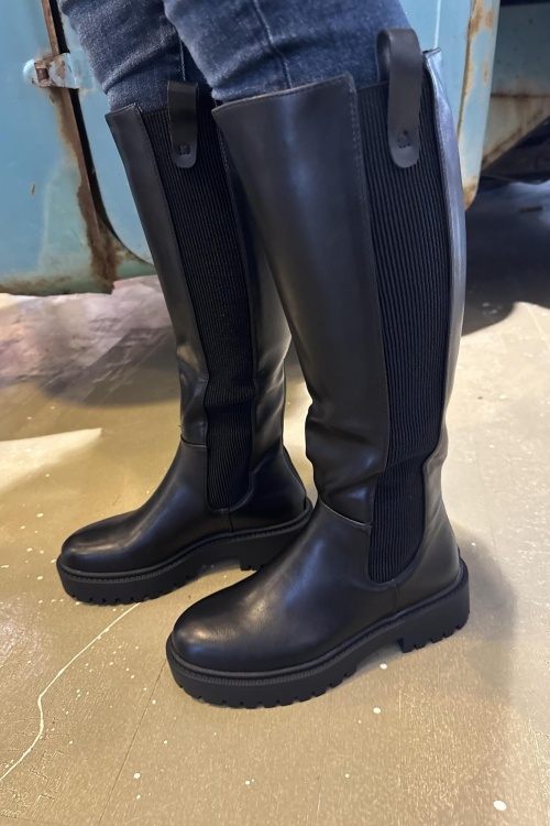 A976 BOOTS HIGH - ZWART 