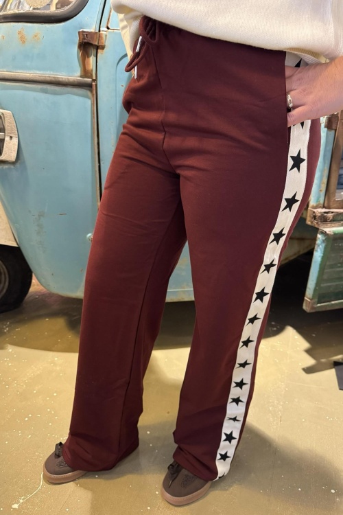 HS8785 BROEK - BORDEAUX 