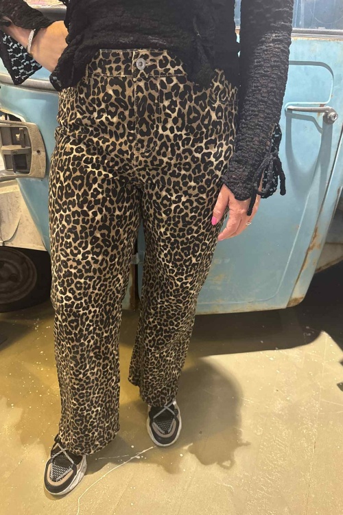 0575 WIDE LEG - LEO - DONKER BRUIN