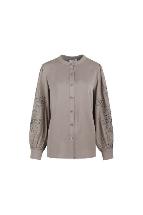 C&S THE LABEL - LIANNE - BLOUSE - LICHTBRUIN