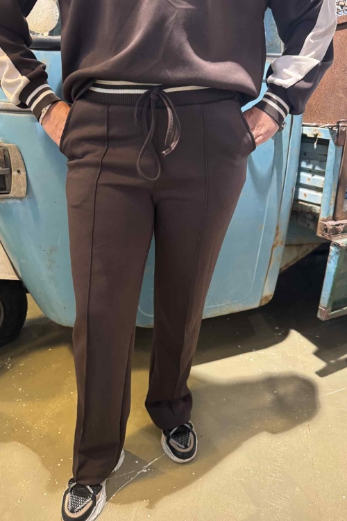 BROEK - WIDE - BRUIN 