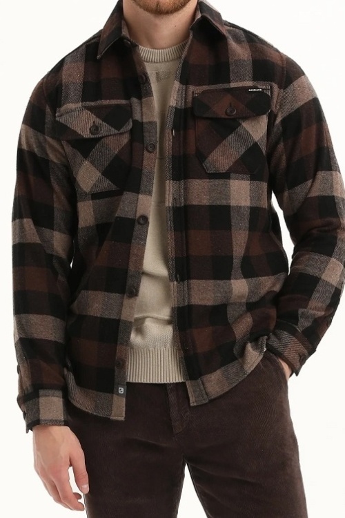 GABBIANO - 335741 - BLOUSE - DONKERBRUIN