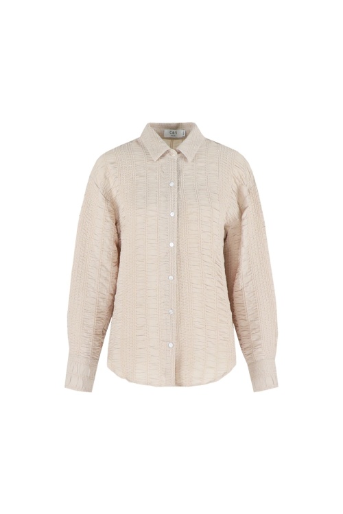 C&S THE LABEL - LEILA - BLOUSE - BEIGE