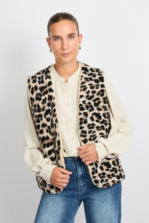 C&S THE LABEL - GITA - GILET - LEO
