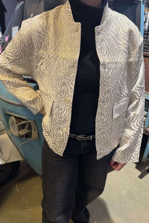CY5181A - BOMBERJACK - BEIGE GOUD 