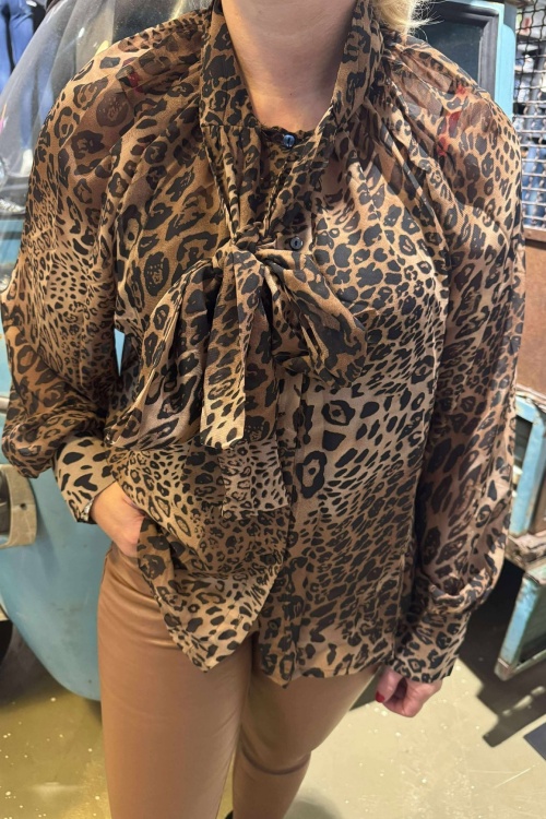 3550 - BLOUSE - LEOPARD 