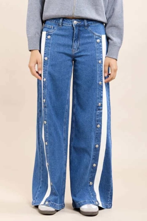 TOXIKS - L21460 - WIDELEG - DENIM