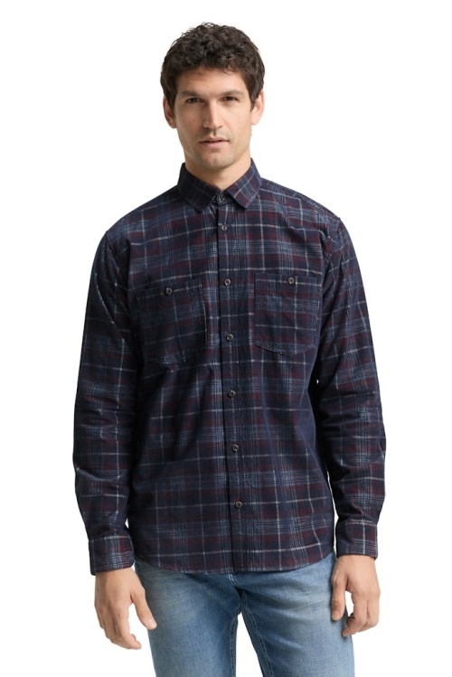 TOM TAILOR - 1048427 - BLOUSE - BLAUW BLOK