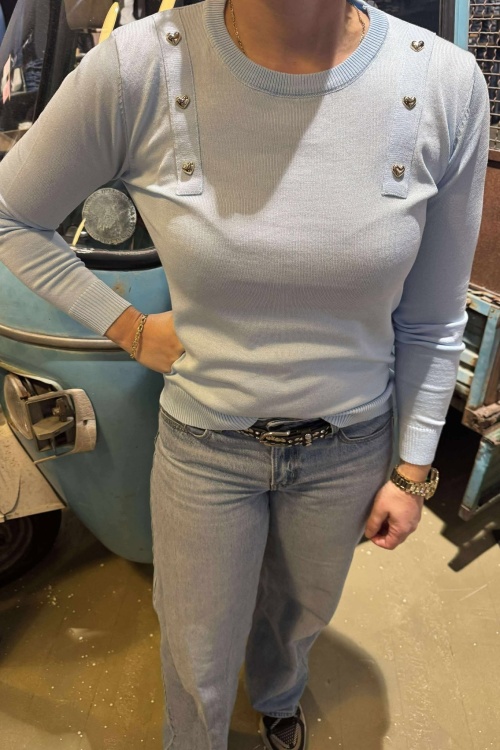 CH9513 - TOP - BLAUW 