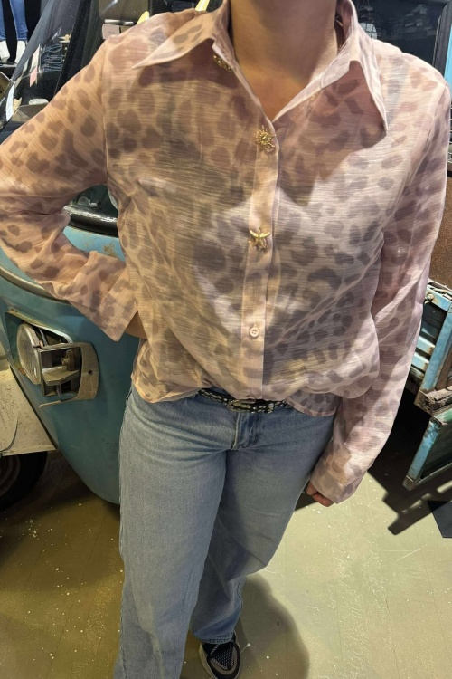 HS9062 - BLOUSE - ROZE LEO 