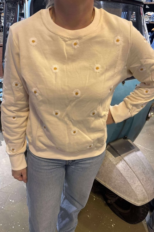 SW0040 - SWEATER - BEIGE BLOEM