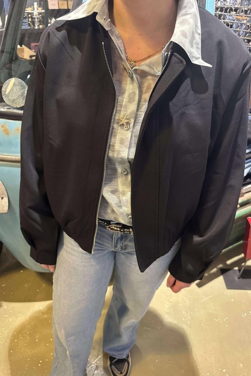 3961 - BOMBER - ZWART