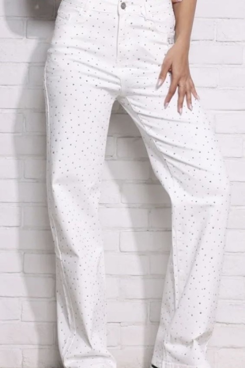 HM1536 - WIDELEG - WIT STRASS 