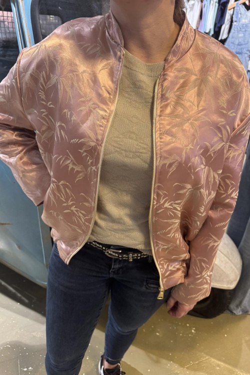 BOMBER - PRINT - ROZE 