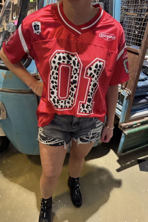 BASEBALL - TSHIRT - ROOD 