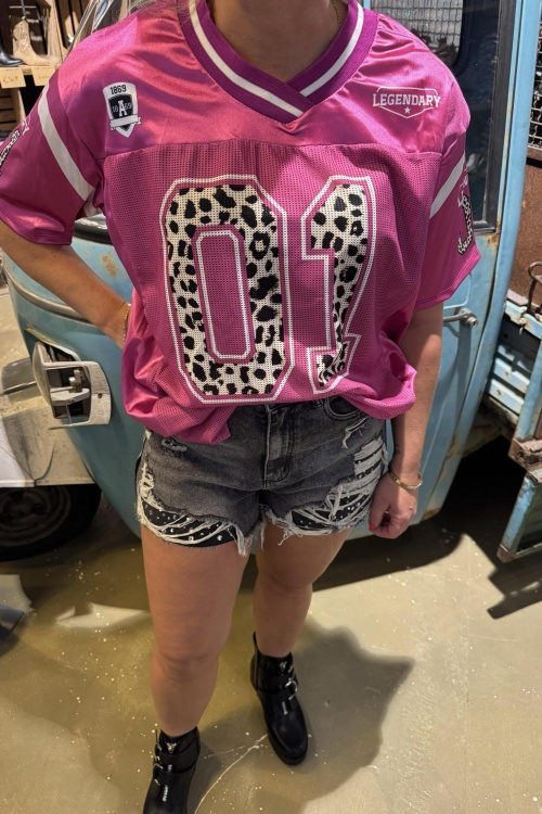 BASEBALL - TSHIRT - FUXIA 