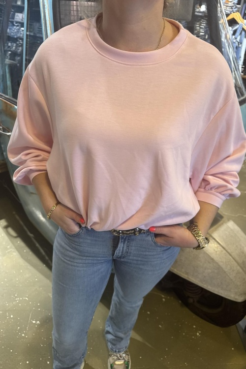 25767 - CROP SWEATER - ROZE 