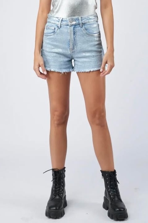 TOXIKS - L21281-1 - SHORT - ZILVER 