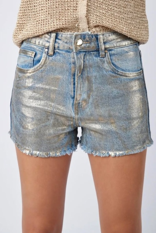 TOXIKS - L21281 - SHORT - GOUD 