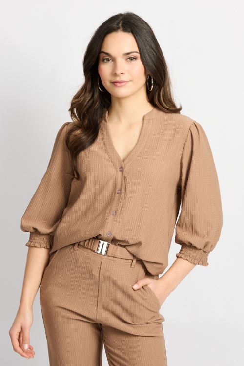 C&S THE LABEL - LAILA - BLOUSE - LICHTBRUIN 