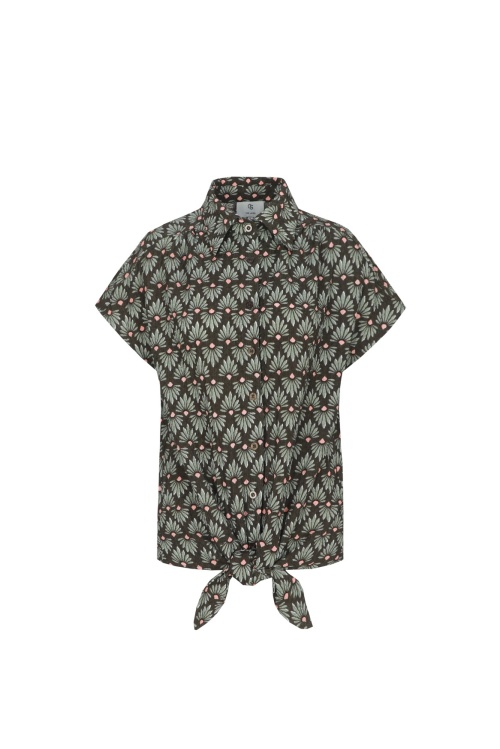 C&S THE LABEL - SAMMY - BLOUSE - GROEN PRINT