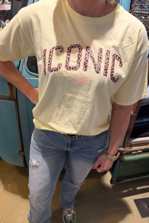 TSHIRT - ICON - GEEL