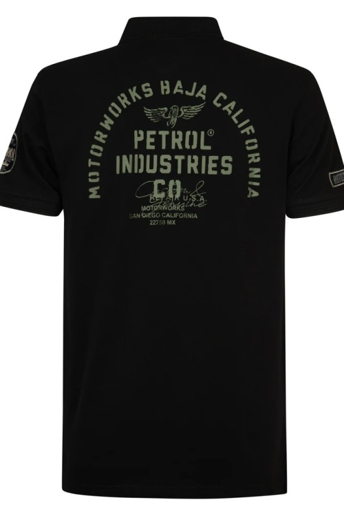 PETROL - M-1060-POL946- POLO - ZWART