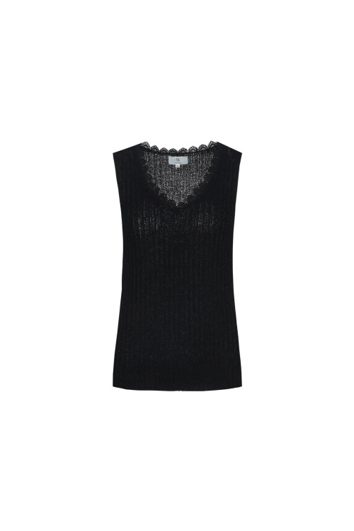 C&S THE LABEL - SINGLET - KARITA - ZWART